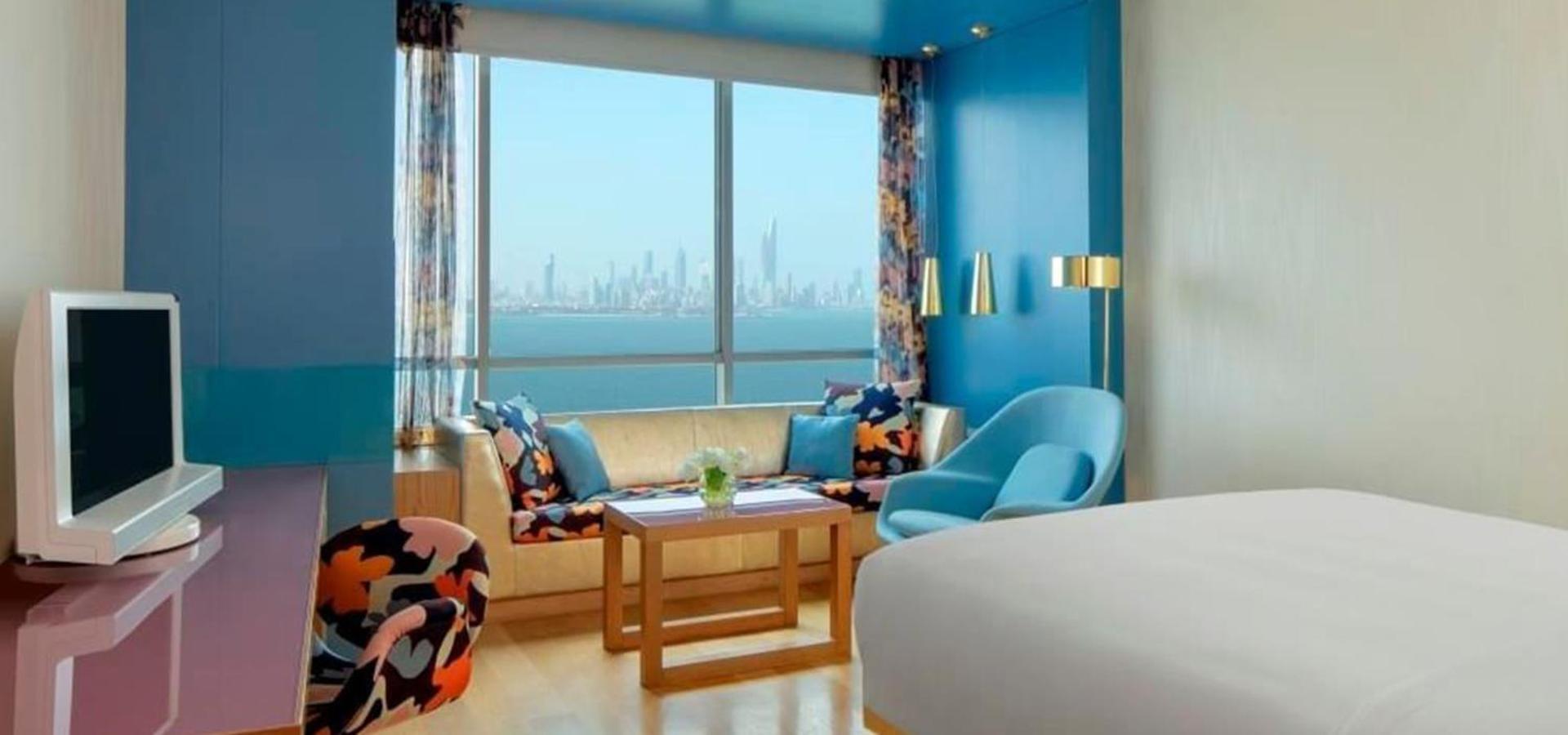 Symphony Style Hotel Kuwait Salmiya Extérieur photo A room at the hotel